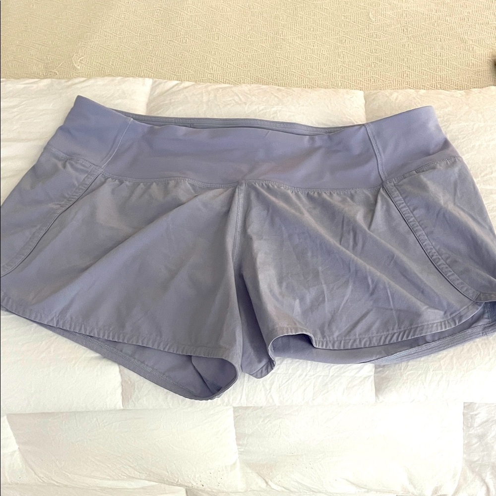 lululemon athletica Light Purple Speed Shorts